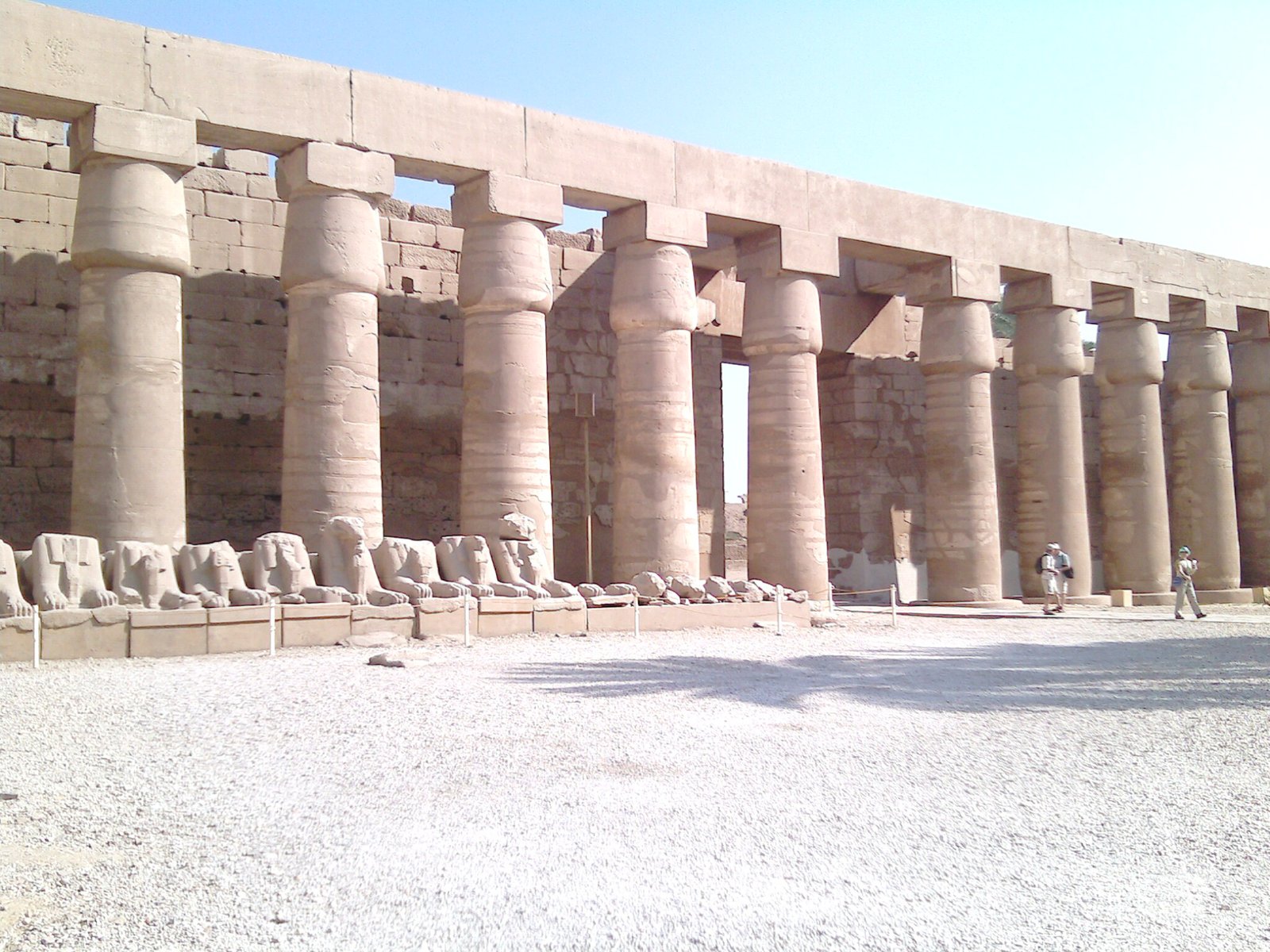 Columnas del Templo de Karnak en Luxor